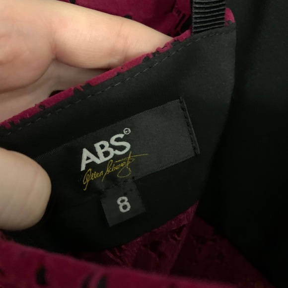 Plum Cut Out Bodycon Dress size 8 - Picture 3 of 4